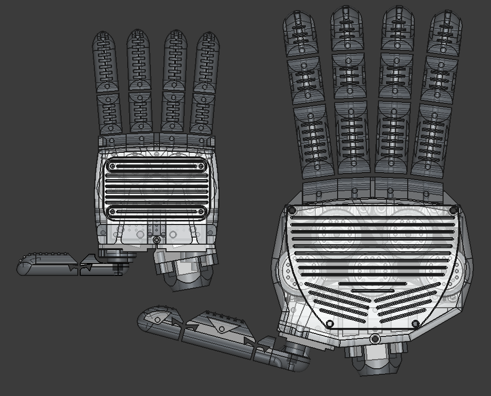 Small Robotic Hand - 3D Print Files