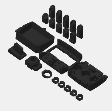 Small Robotic Hand - 3D Print Files